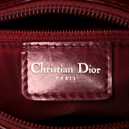 Patent Diorissimo Medium Lady Dior Burgundy Red