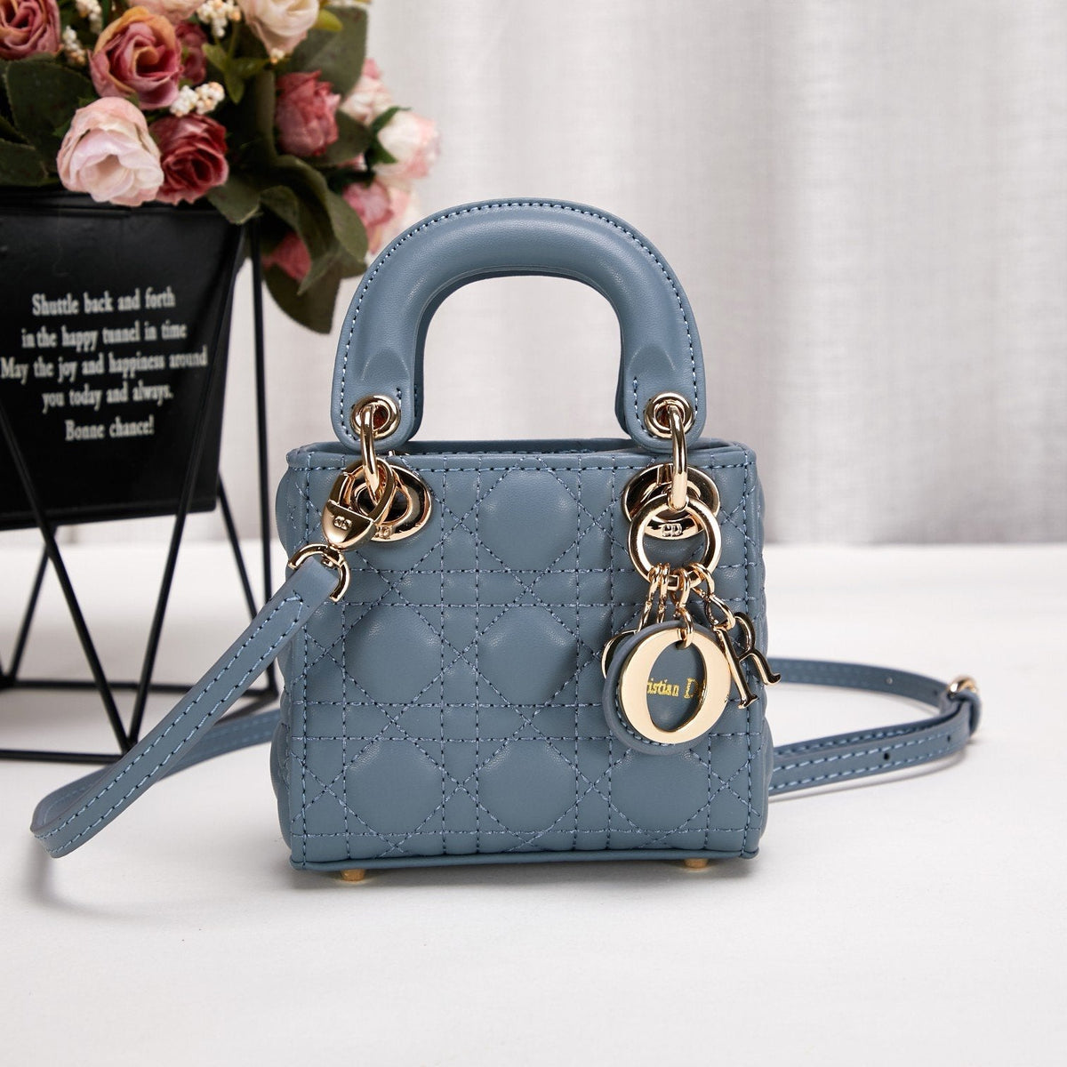 Dior Micro Lady Dior Cannage Heart