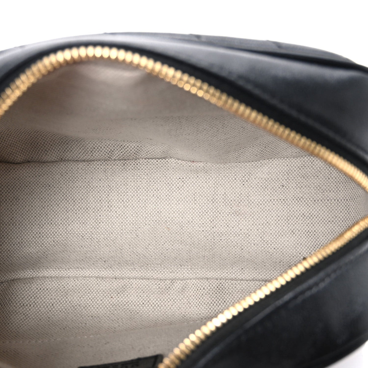 Sakai Be Green Calfskin Diagonal Stitched Small Blondie Shoulder Bag Black