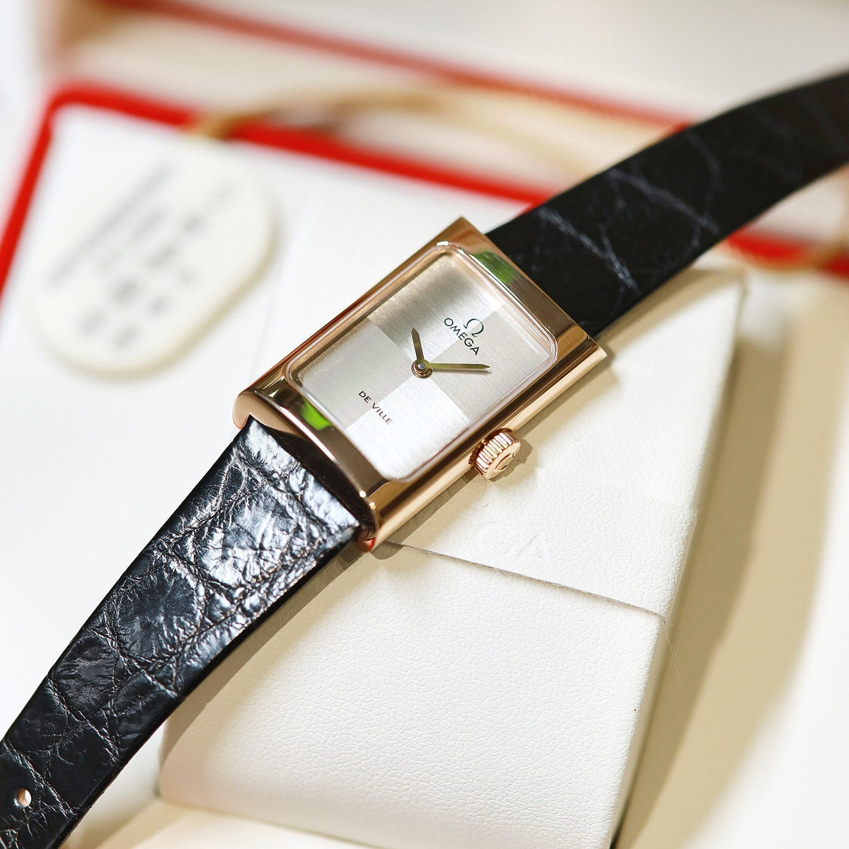 Omega De Ville 26.12mm Silver White Dial