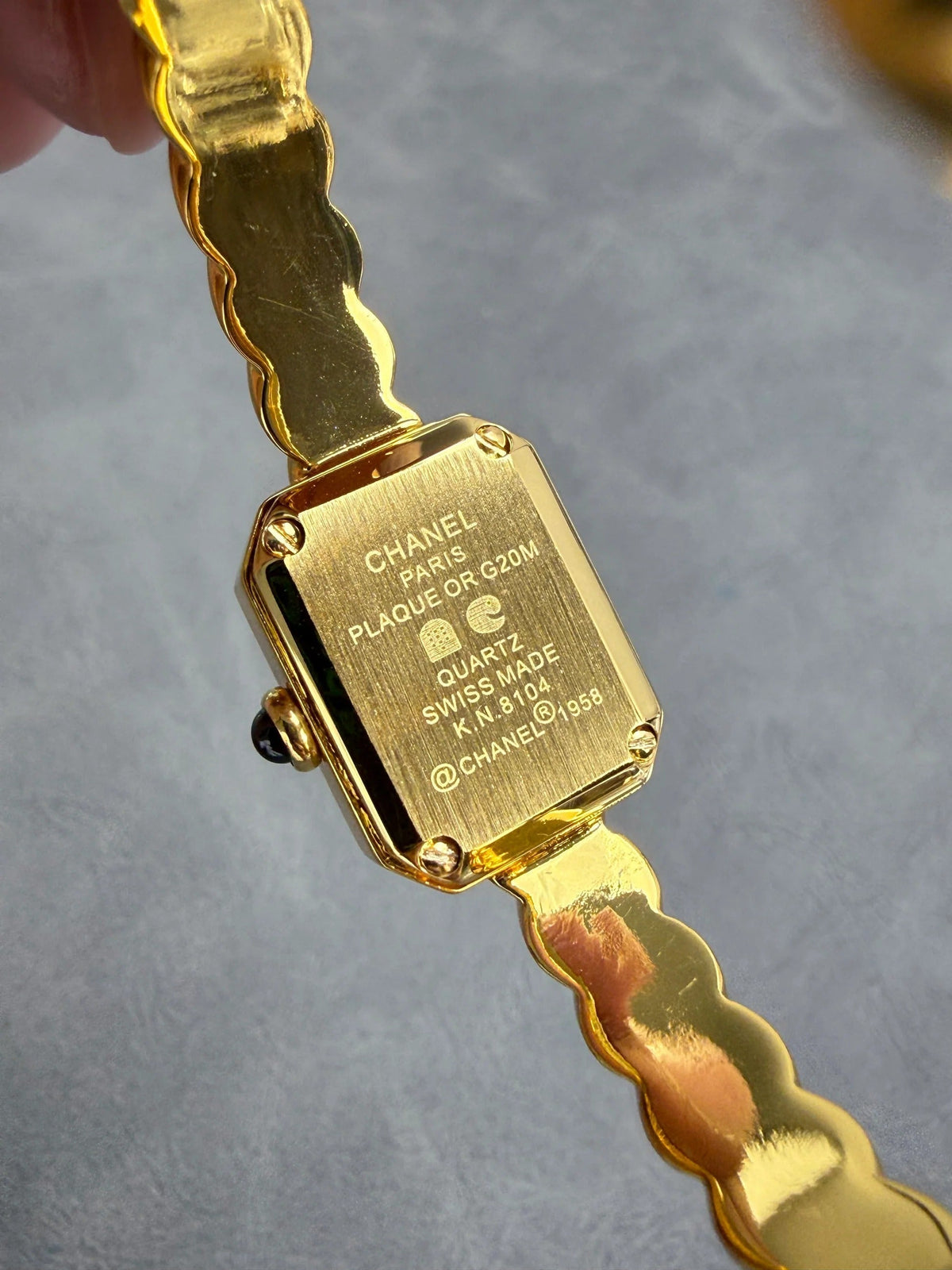 Chanel Premiere Galon Yellow Gold Watch