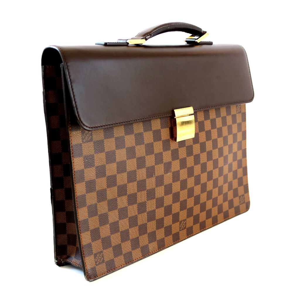 Louis Vuitton Altona PM Ebene Damier Briefcase Bag