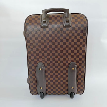 Louis Vuitton Damier Leather Trolley With Front Pocket Suitcase