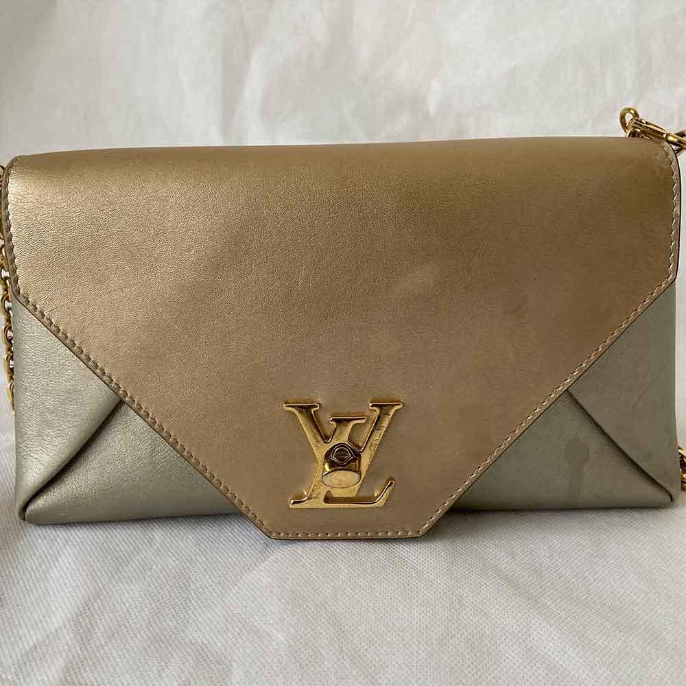 Louis Vuitton Gold Leather Love Note Bag