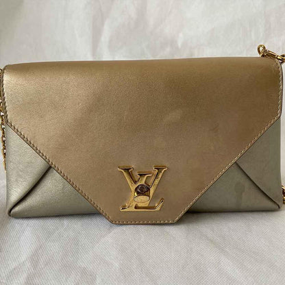 Louis Vuitton Gold Leather Love Note Bag