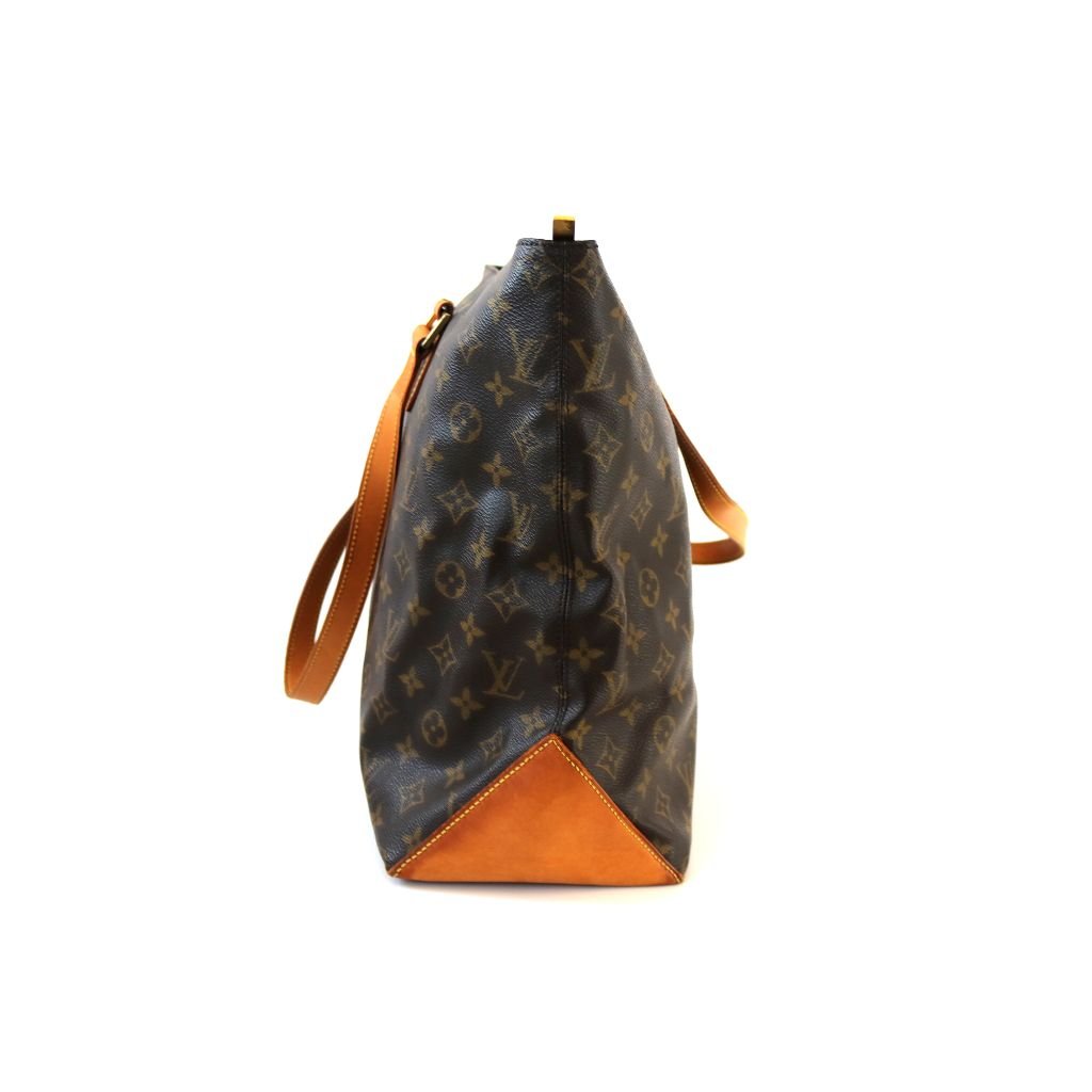 Louis Vuitton Monogram Cabas Mezzo Shoulder Bag