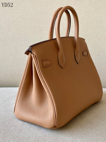 H BIRKIN 25 TOGO GOLD BROWN  GOLD HARDWARE 25CM