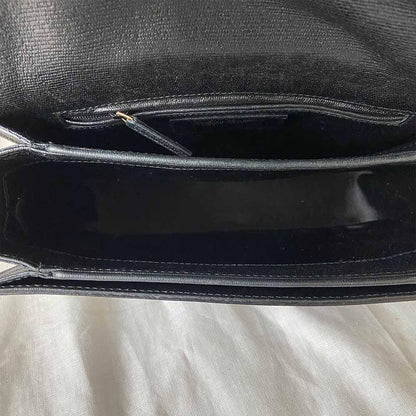 Saint Laurent Black Leather Medium Chyc Flap Bag