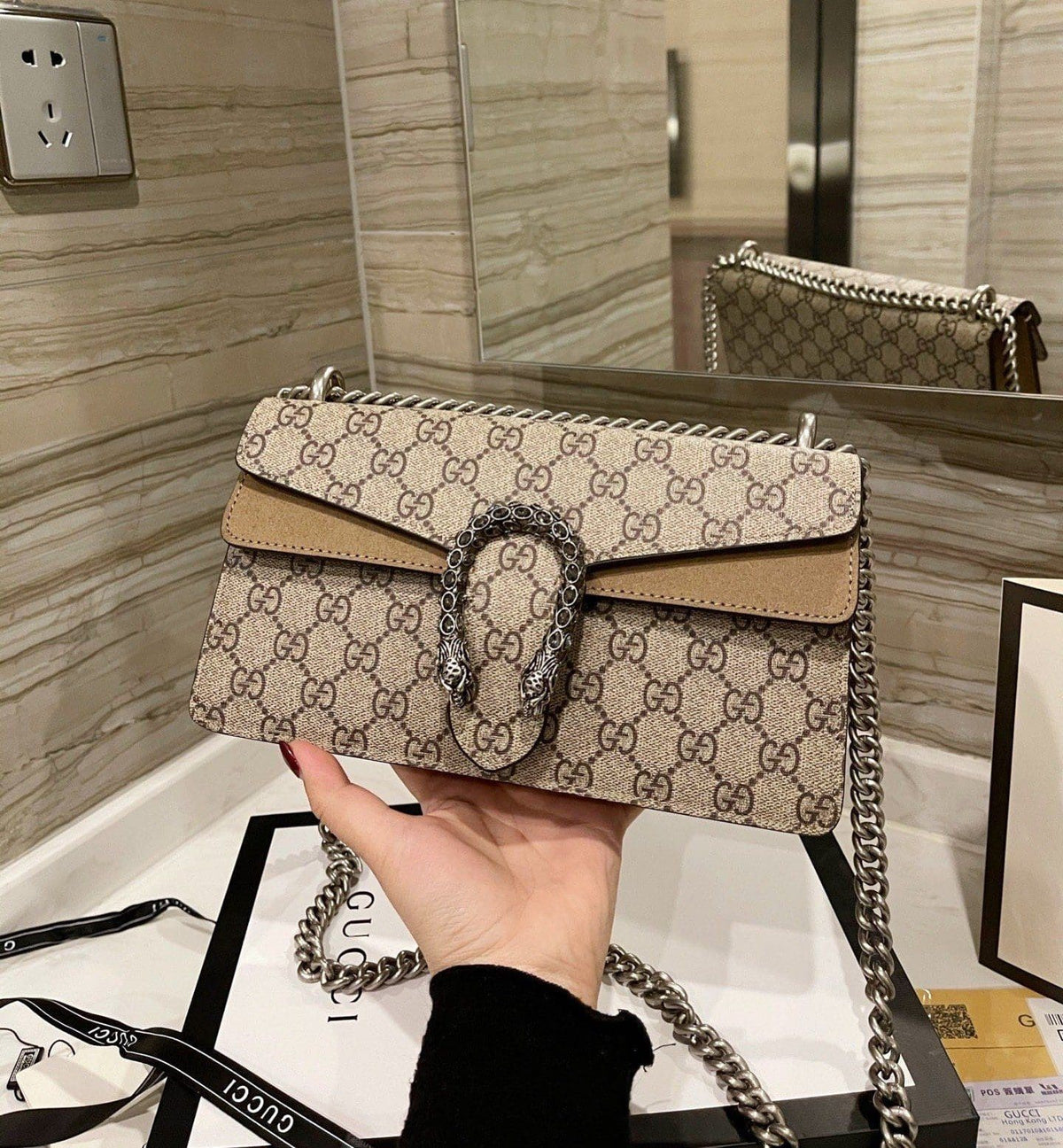 GUCCI DIONYSUS GG SMALL SHOULDER BAG