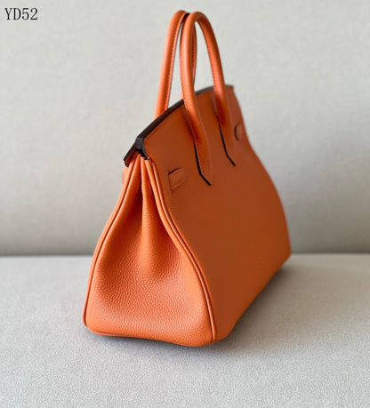 H BIRKIN 25 TOGO ORANGE  GOLD HARDWARE 25CM